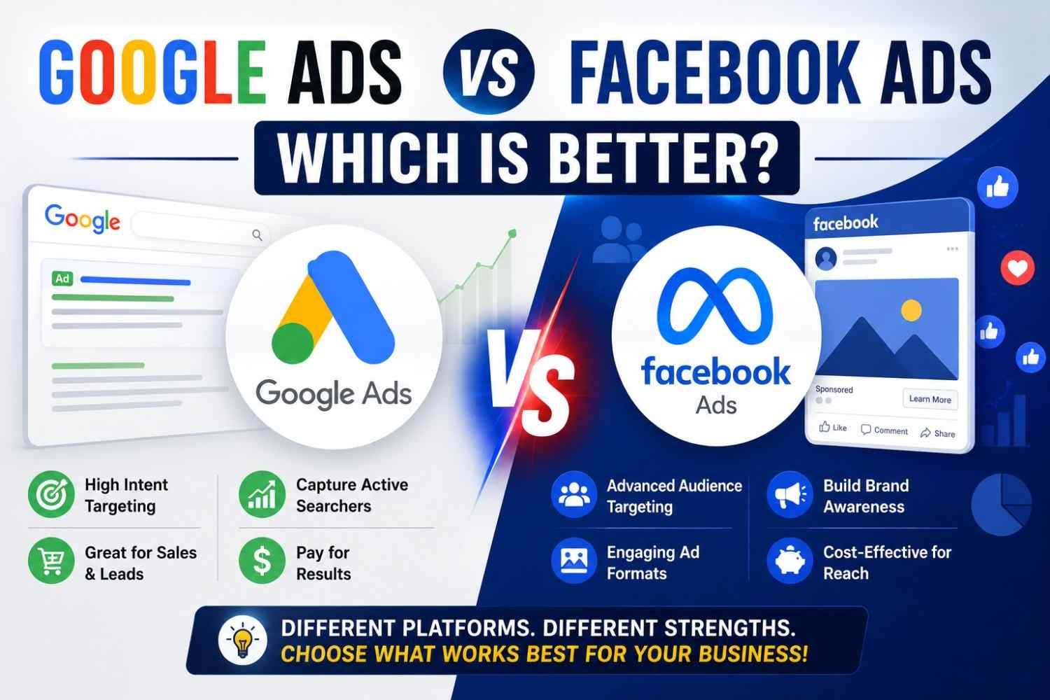 Google Ads vs Facebook Ads