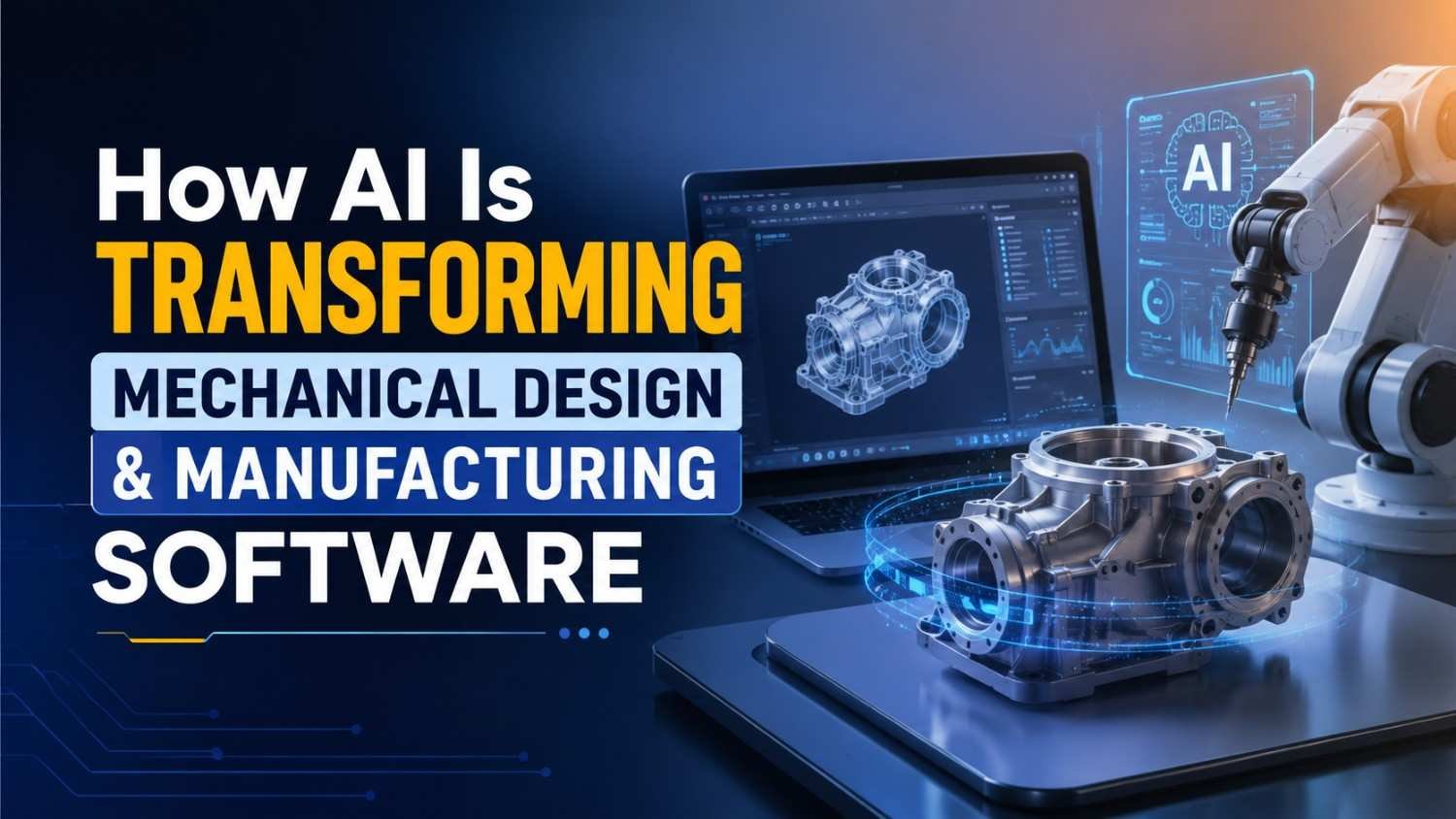 How AI Is Transforming Mechanical Design and Manufacturing Software