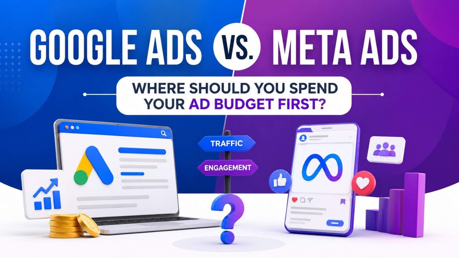 Google Ads vs. Meta Ads: Where Should You Spend Your Ad Budget First?