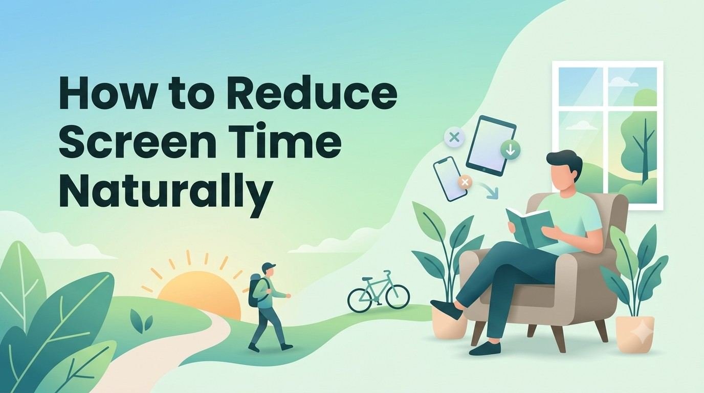 How to Reduce Screen Time Naturally
