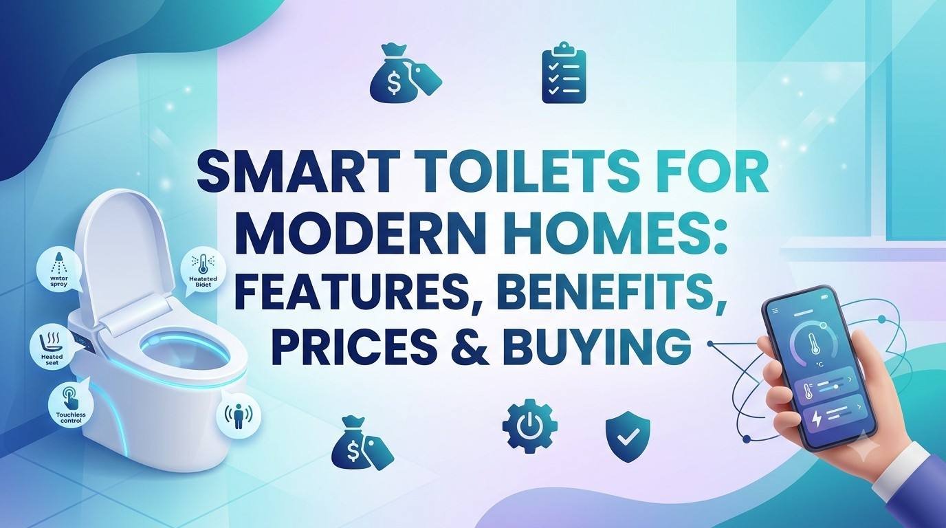 Smart Toilets for Modern Homes: Features, Benefits, Prices & Buying Guide